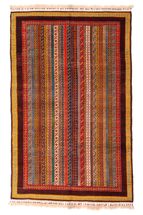 Zara Tribal Multi Stripe Rug 9333