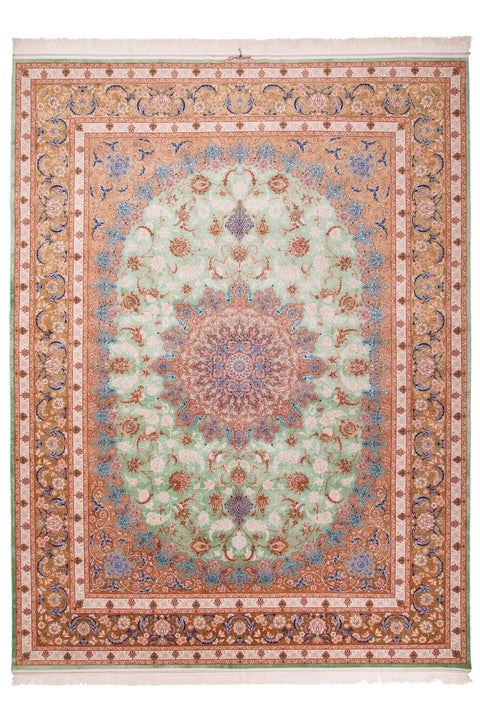 Mehdaai - Isfahan Silk & Wool Rug 2783