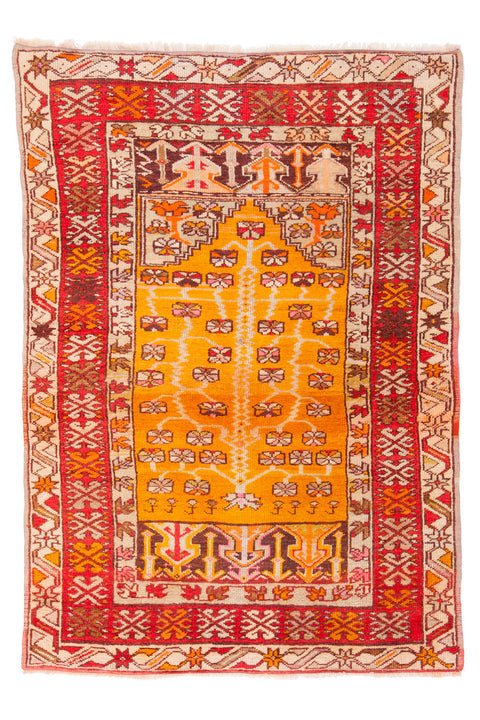 Antique Sivas Wool Rug