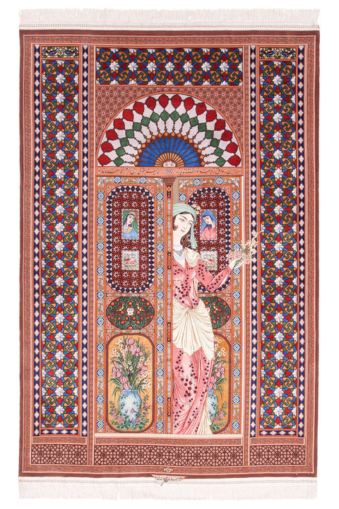 Mehdaai - Isfahan Silk & Wool Rug 2795
