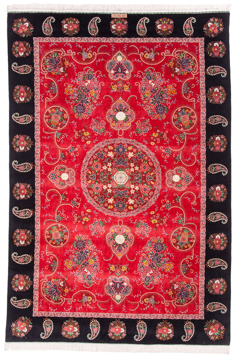 Kashizadeh - Qum Pure Silk Rug 3244